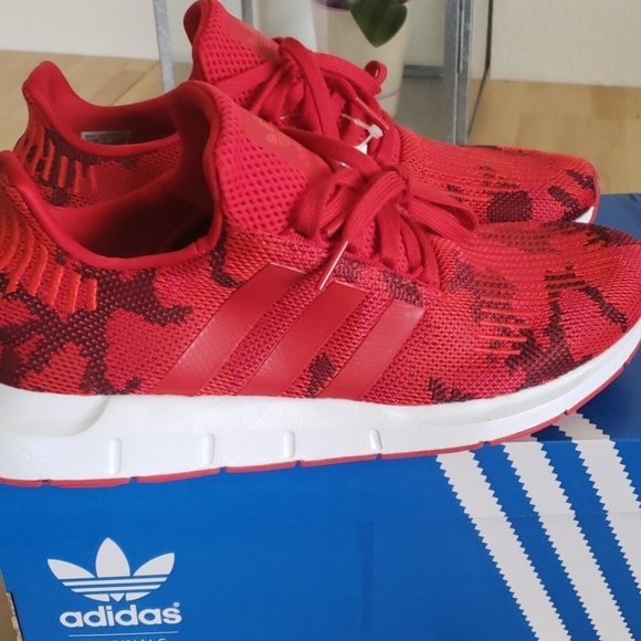 adidas red camo shoes